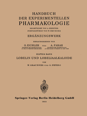 cover image of Lobelin und Lobeliaalkaloide